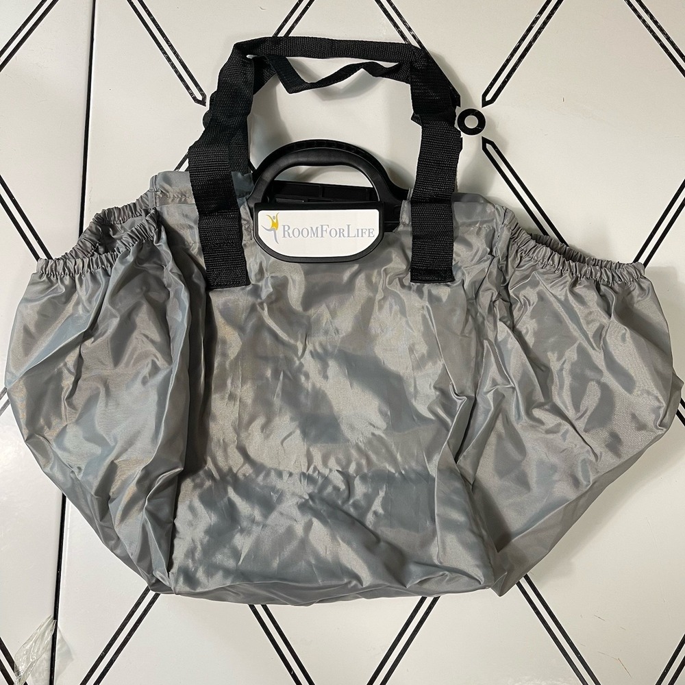 Reusable Grocery‎ Shopping Bags Foldable Sourcing Yard Sales Thrifting Set of 3